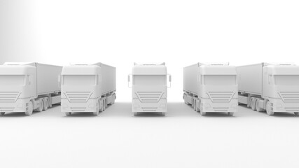 3d cargo transport concept global world air