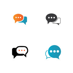 Speech bubble icon vector illustration