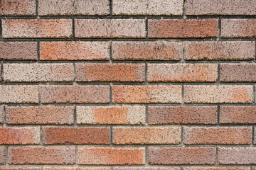 Texture of old vintage brick wall for background