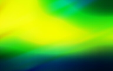 Dark Green, Yellow vector blurred bright pattern. New colored illustration in blur style with gradient. Background for a cell phone.