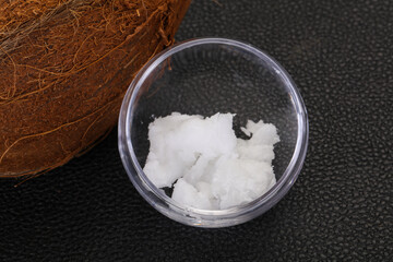 Dietary Coconut oil in the bowl