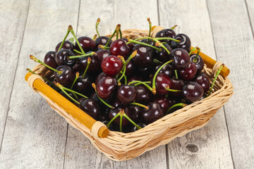 Ripe sweet tasty cherry  berry