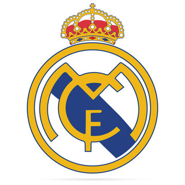 Real madrid football club logo vector template. Real Madrid. Emblem of Real Madrid. Football club. Vinnitsa, Ukraine - Jule 12, 2020