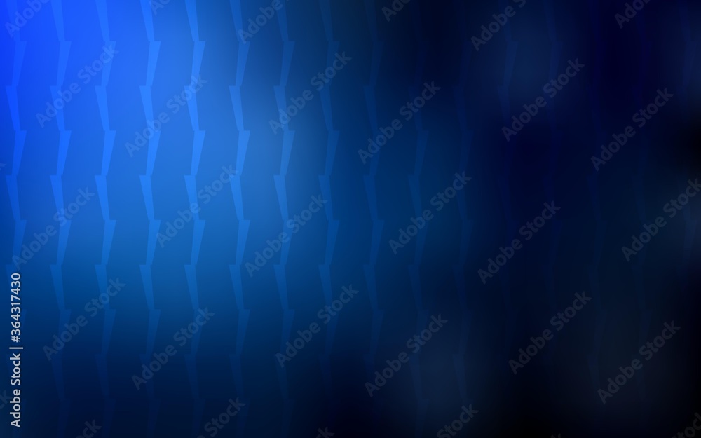 Poster dark blue vector pattern with sharp lines. blurred decorative design in simple style with lines. pat