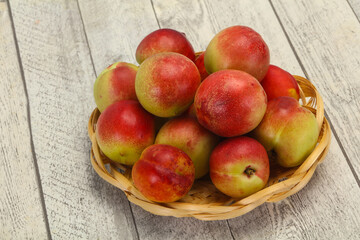Sweet tasty fresh ripe apricots