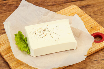 Greek cheese feta, still-life