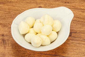 Natural tasty baby Mozarella cheese
