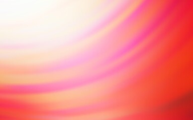 Light Red vector background with curved lines. Shining colorful illustration in simple style. A completely new template for your design.