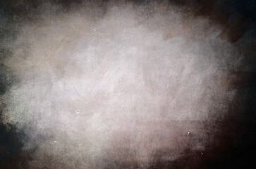 grungy black and white background with canvas texture