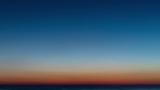 Neowise Comet Timelapse Video from Belmar, NJ