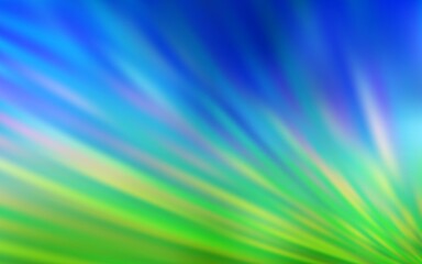 Obraz premium Light Blue, Green vector background with straight lines. Shining colored illustration with sharp stripes. Pattern for your busines websites.
