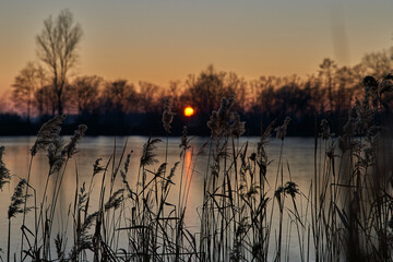 Abendstimmung Winter