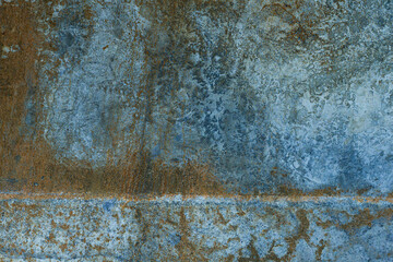 blue rusty background