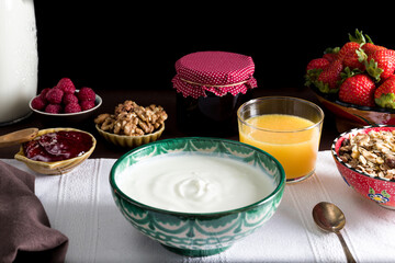 Healthy and tasty breakfast