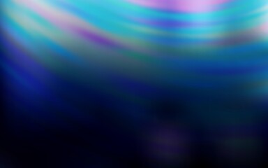 Dark BLUE vector backdrop with bent lines. A shining illustration, which consists of curved lines. A completely new design for your business.