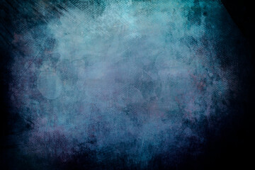 Fototapeta na wymiar grungy blue canvas background or texture