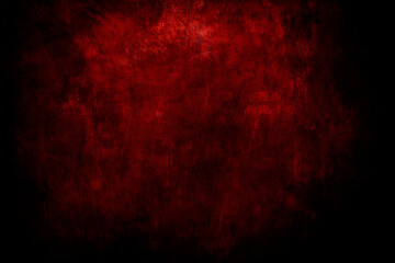 grungy red canvas background or texture