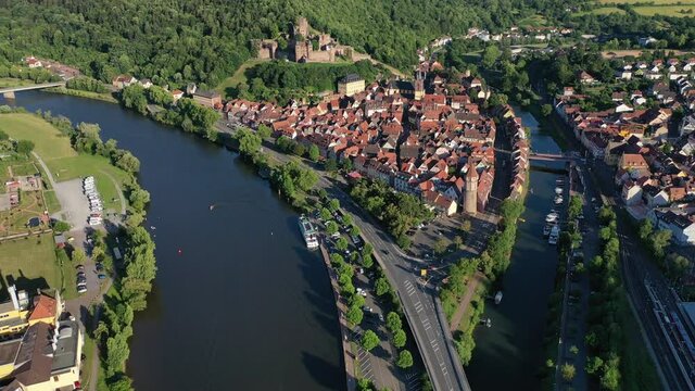 Wertheim aus der Luft