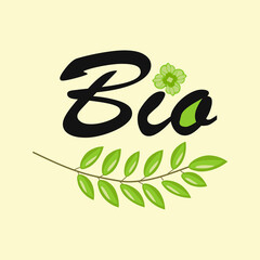 eco, bio green logo, sign, stickers, icon. Vegan healthy food badge, tag for cafe, restaurants, product packaging.1