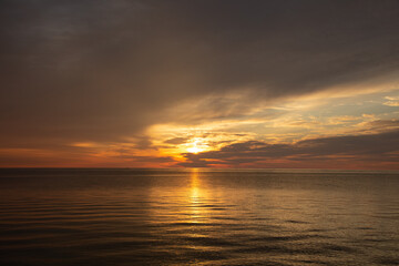 sun rise at Oak Bluffs of martha vineyard