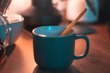 Kalter Kaffee im Glas