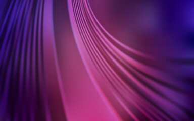 Fototapeta premium Dark Purple vector pattern with lines. A circumflex abstract illustration with gradient. Brand new design for your ads, poster, banner.