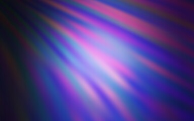 Dark Purple vector background with stright stripes. Colorful shining illustration with lines on abstract template. Pattern for ads, posters, banners.