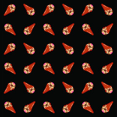 seamless pattern with cats and dogs