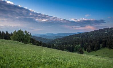Polish mountains, mountain lamdscape,
