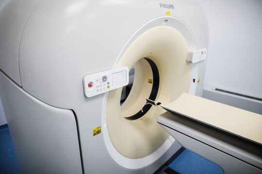 Philips computed tomography, or CT, equipment in a new medical clinic.