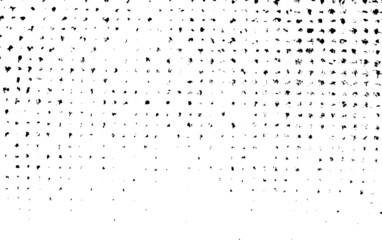 Subtle halftone grunge urban texture vector. Distressed overlay texture. Grunge background. Abstract mild textured effect. Vector Illustration. Black isolated on white. EPS10.