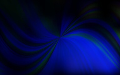 Dark BLUE vector abstract blurred background. A completely new colored illustration in blur style. Smart design for your work.