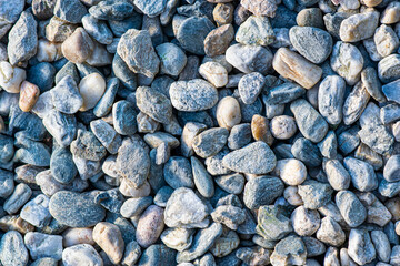 multi-color dry beach pebbles texture