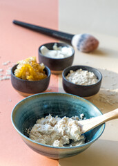DIY oat and honey facial mask 