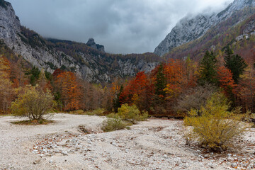 Beautiful scenery in Slovenian alps