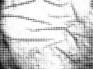 Halftone dots vector texture