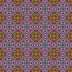 Vector abstract ethnic hand drawn background