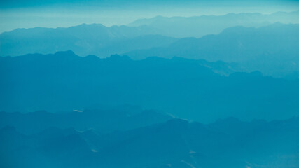 abstract blue background with clouds