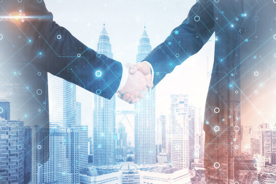 Businessmans shaking hands