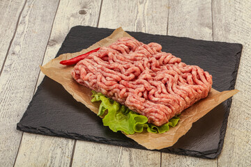 Raw Minced pork meat for cooking