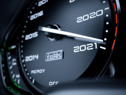 2021 year car speedometer