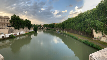 Fototapeta na wymiar River Tiber - Rome