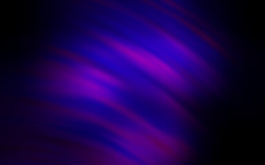 Dark Purple vector pattern with wry lines. Colorful illustration in abstract style with gradient. The best colorful design for your business.