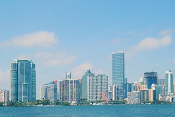Skyscrapers Miami-Beach, Florida, USA