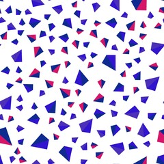 Fototapeta premium Light Blue, Red vector seamless, isometric texture with triangular style. Triangles on abstract background with colorful gradient. Pattern for trendy fabric, wallpapers.