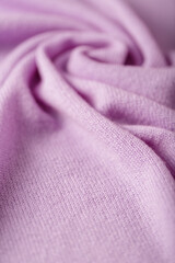 Lilac pink luxury natural cashmere.