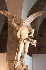 Sculpture of the archangel Michael
