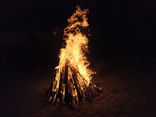 fire in the night