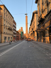 Fototapeta na wymiar Street in Bologna - Italy