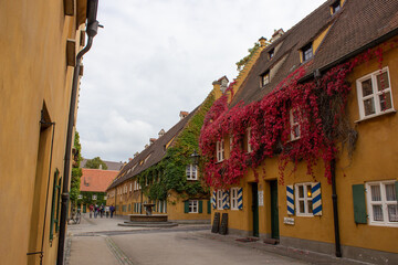 The Fuggerei in Augsburg, Bavaria, is the world's oldest social housing complex still in use.